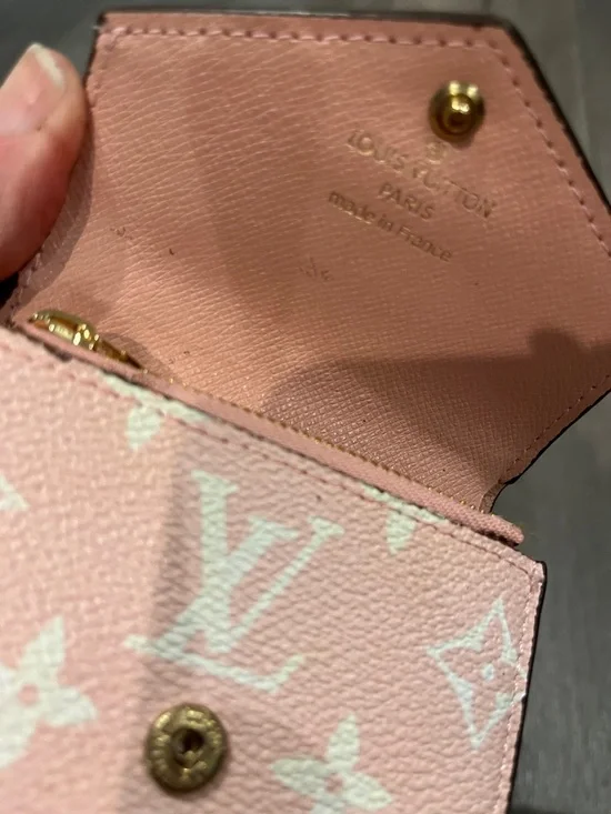 Louis Vuitton Zoe Wallet Giant Monogram Red/Pink Compact Wallet - Picture 14 of 16